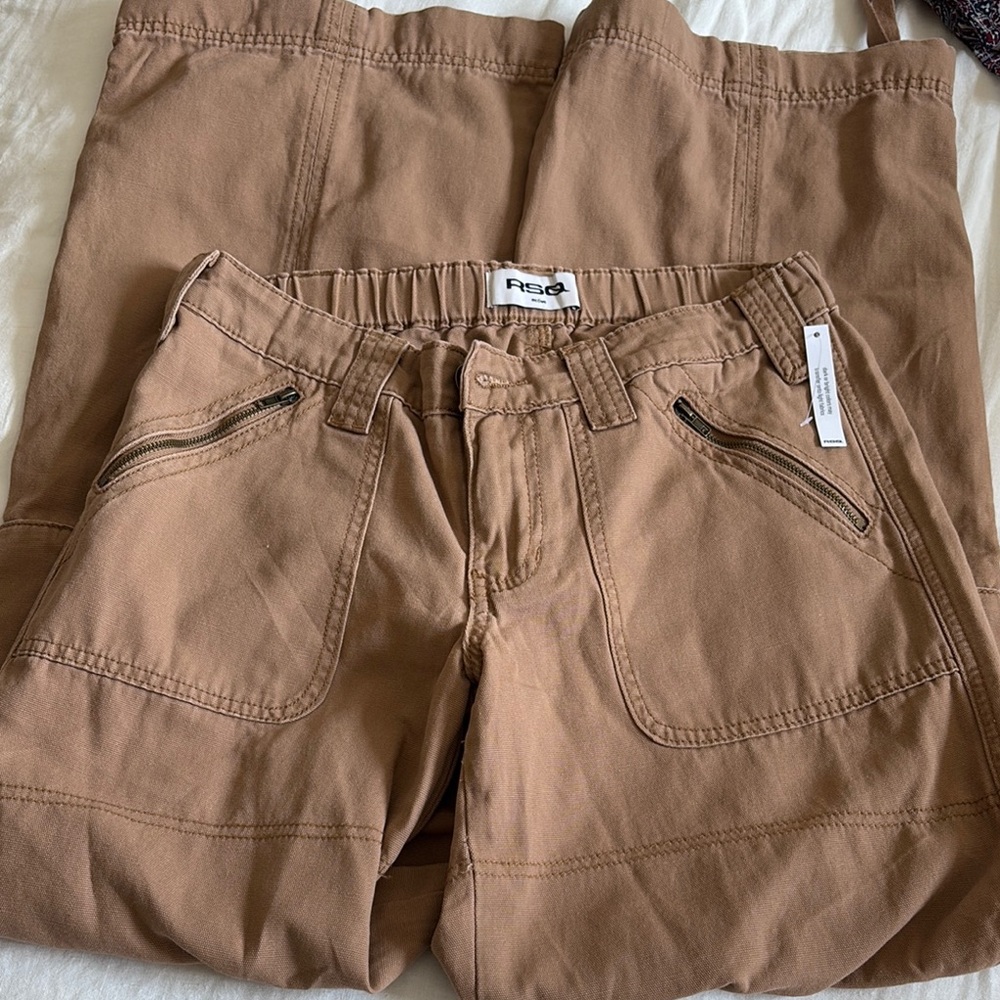 RSQ Cargo Tan Pants